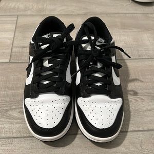 Black and white Dunk Lows